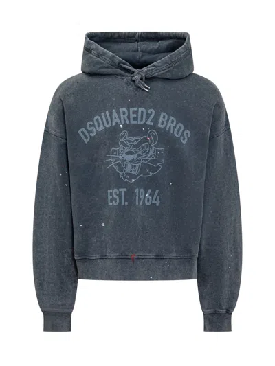 DSQUARED2 DSQUARED2 COTTON HOODED SWEATSHIRT