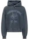 Dsquared2 Cypro Hoodie In Blue