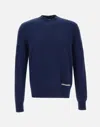 Dsquared2 Crewneck Knit Sweater In Blue