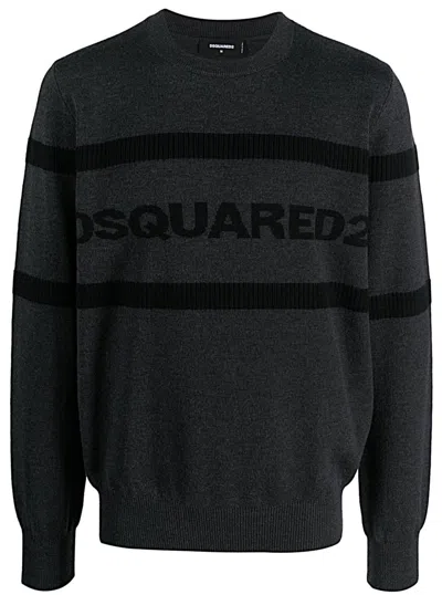 Dsquared2 Sweaters In Grey