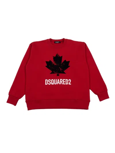 Dsquared2 Kids' Sweaters In Red