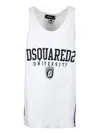 Dsquared2 D2 University White Tank Top In White