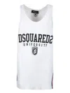 Dsquared2 D2 University White Tank Top In White