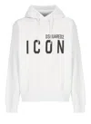 Dsquared2 Icon Hooded Drawstring Sweatshirt In Multi