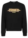 Dsquared2 Logoed Sweatshirt In Black