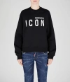 Dsquared2 Sweatshirt  Woman In Black-white Logo