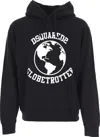 Dsquared2 Dsquared Men Globetrotter Sweatshirt In Black