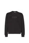 Dsquared2 Dsquared Black Cotton Sweatshirt In Black