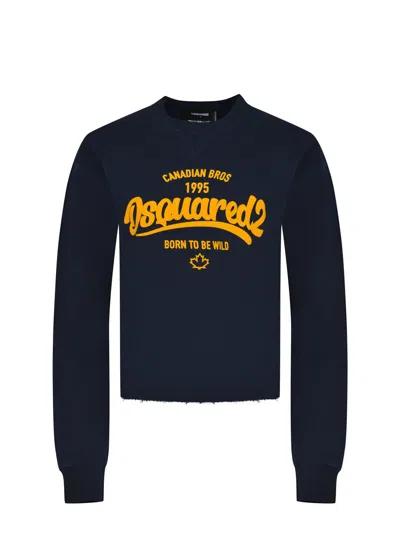 Dsquared2 Sweatshirt In Blue