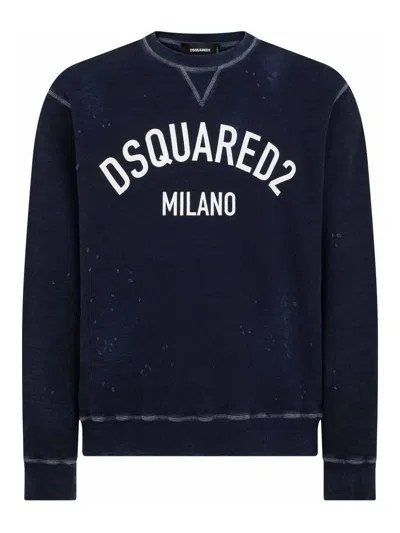 Dsquared2 Sweatshirt In Blue