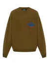 Dsquared2 Logo-print Sweatshirt In Brown