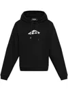 Dsquared2 Relax Fit Hoodie In Black