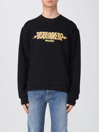 DSQUARED2 SWEATSHIRT DSQUARED2 MEN COLOR BLACK,G86135002