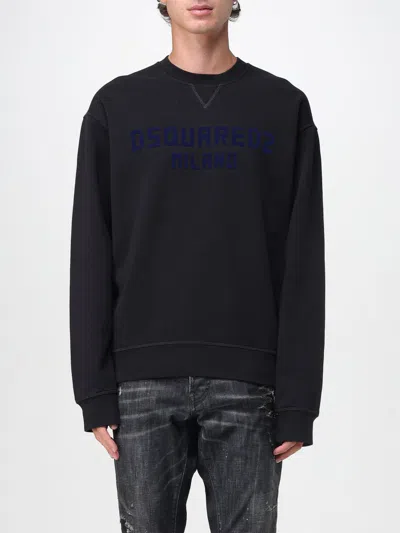 DSQUARED2 SWEATSHIRT DSQUARED2 MEN COLOR BLACK,H24087002