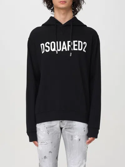 DSQUARED2 SWEATSHIRT DSQUARED2 MEN COLOR BLACK,F77160002