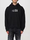Dsquared2 Be Icon Hoodie In Black