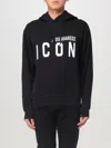 Dsquared2 Icon Colour-block Logo-print Jacket In Schwarz