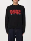 Dsquared2 Logo-print Cotton Sweatshirt In Schwarz