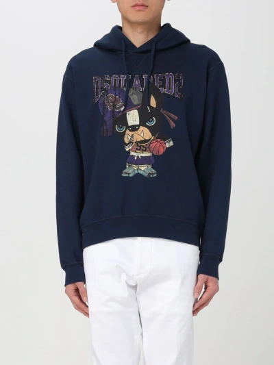 Dsquared2 Sweatshirt  Men Color Blue