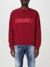 Dsquared2 Cool Fit Sweatshirt In Cherry