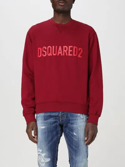 DSQUARED2 SWEATSHIRT DSQUARED2 MEN COLOR CHERRY,412577244