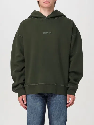 Dsquared2 Sweatshirt  Men Color Military