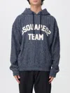 Dsquared2 Sweatshirt  Men Color Navy In Blue