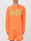 DSQUARED2 SWEATSHIRT DSQUARED2 MEN colour ORANGE,F10531004