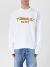 Dsquared2 Cool Fit Hoodie Sweatshirt In White