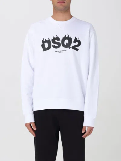 DSQUARED2 SWEATSHIRT DSQUARED2 MEN COLOR WHITE,G75242001
