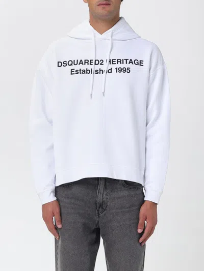 DSQUARED2 SWEATSHIRT DSQUARED2 MEN COLOR WHITE,H44497001