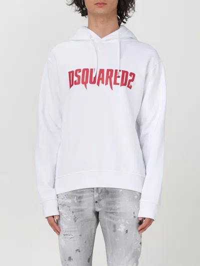 DSQUARED2 SWEATSHIRT DSQUARED2 MEN COLOR WHITE,F77161001