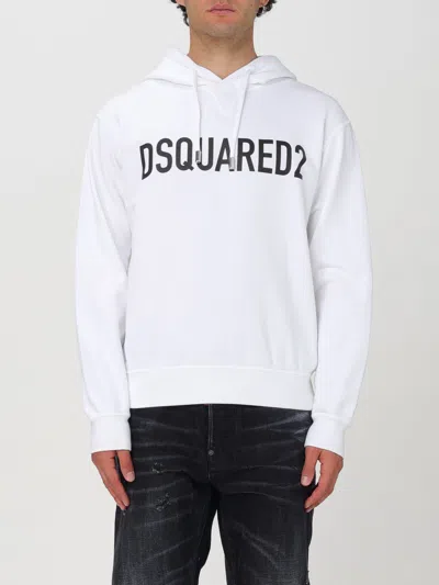 DSQUARED2 SWEATSHIRT DSQUARED2 MEN COLOR WHITE,F77160001