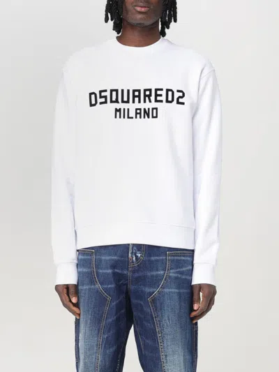 DSQUARED2 SWEATSHIRT DSQUARED2 MEN COLOR WHITE,G45433001