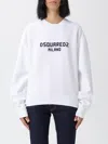 Dsquared2 Sweatshirt  Woman Color Fa01 In White