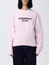Dsquared2 Sweatshirt  Woman Color Multicolor In Pink