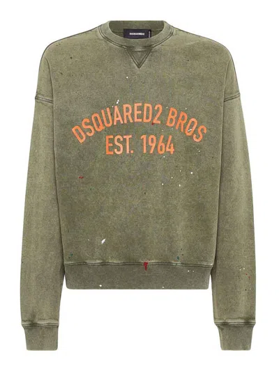 DSQUARED2 SUDADERA - VERDE