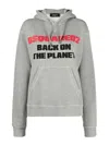 Dsquared2 Slogan-print Hoodie In Grey