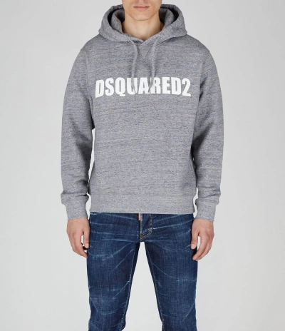 Dsquared2 Sweatshirt In Grey Melange