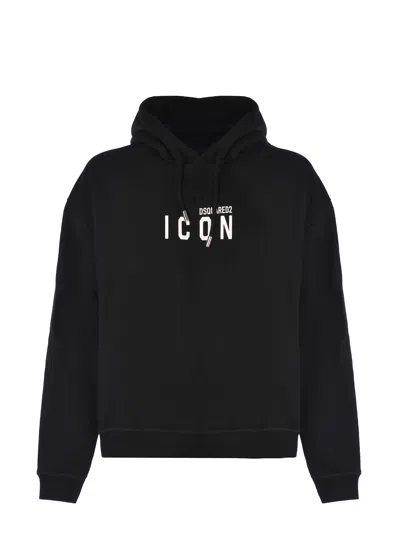 DSQUARED2 SWEATSHIRT HOODIE DSQUARED2 "ICON SMALL"