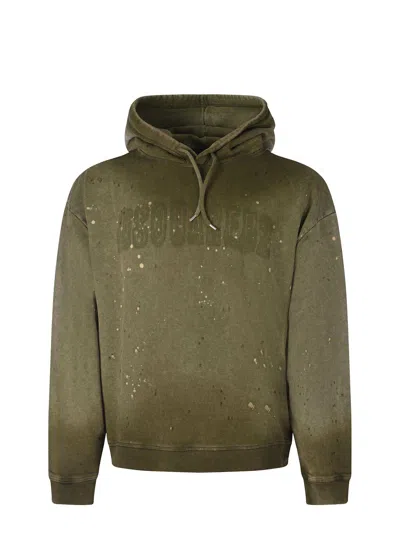 DSQUARED2 SWEATSHIRT HOODIE DSQUARED2 MADE OF COTTON