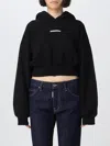 Dsquared2 Sweatshirt  Woman Color Black In Black