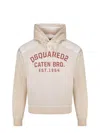 Dsquared2 Cypro Loose Hoodie Clothing In Neutral
