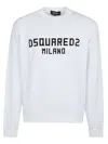 Dsquared2 Dsquared White Cotton Sweatshirt