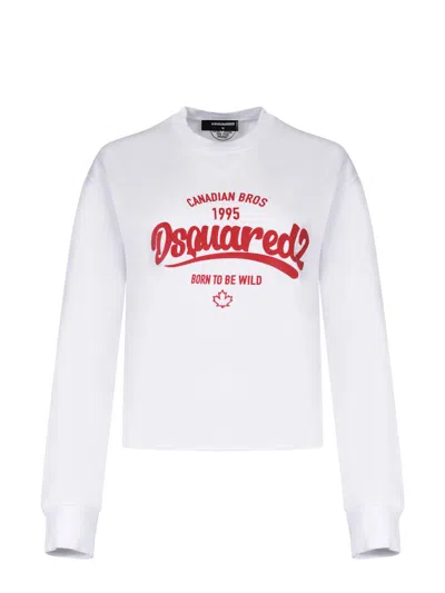 Dsquared2 Sweatshirt In White
