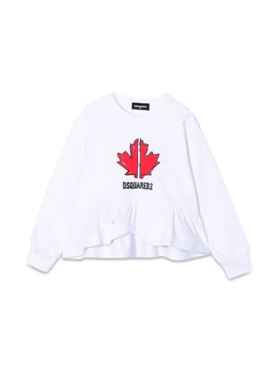 Dsquared2 Kids' Sweatshirt In White