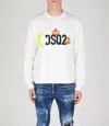 Dsquared2 Dsquared Men Dsquared X Pac-man Sweatshirt In White