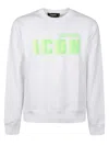 Dsquared2 Man Sweatshirt White Size M Cotton In White