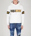 Dsquared2 Man Sweatshirt White Size S Cotton, Elastane