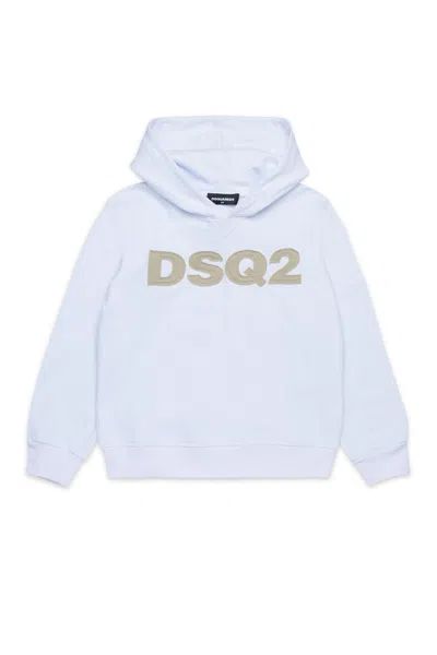 Dsquared2 Sweatshirt With Dsq2 Logo In White